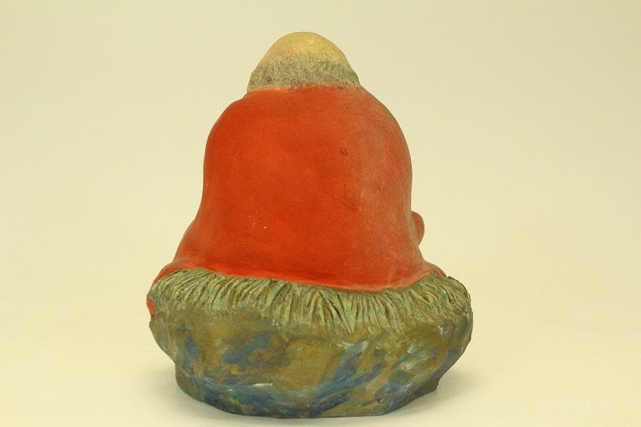 伏見 郷土人形 達磨 在銘 伏見いなり 道八作(ZE464)