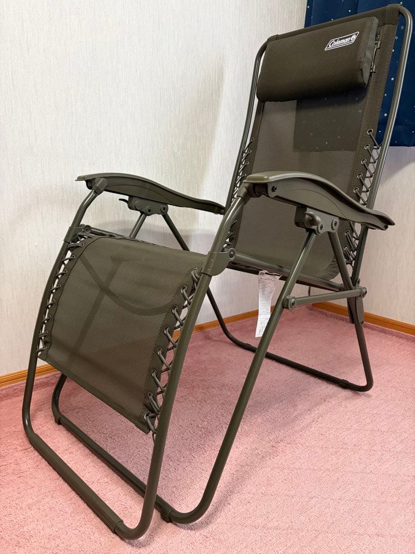 Coleman コールマン インフィニティチェア オリーブグリーン　使用頻度(少