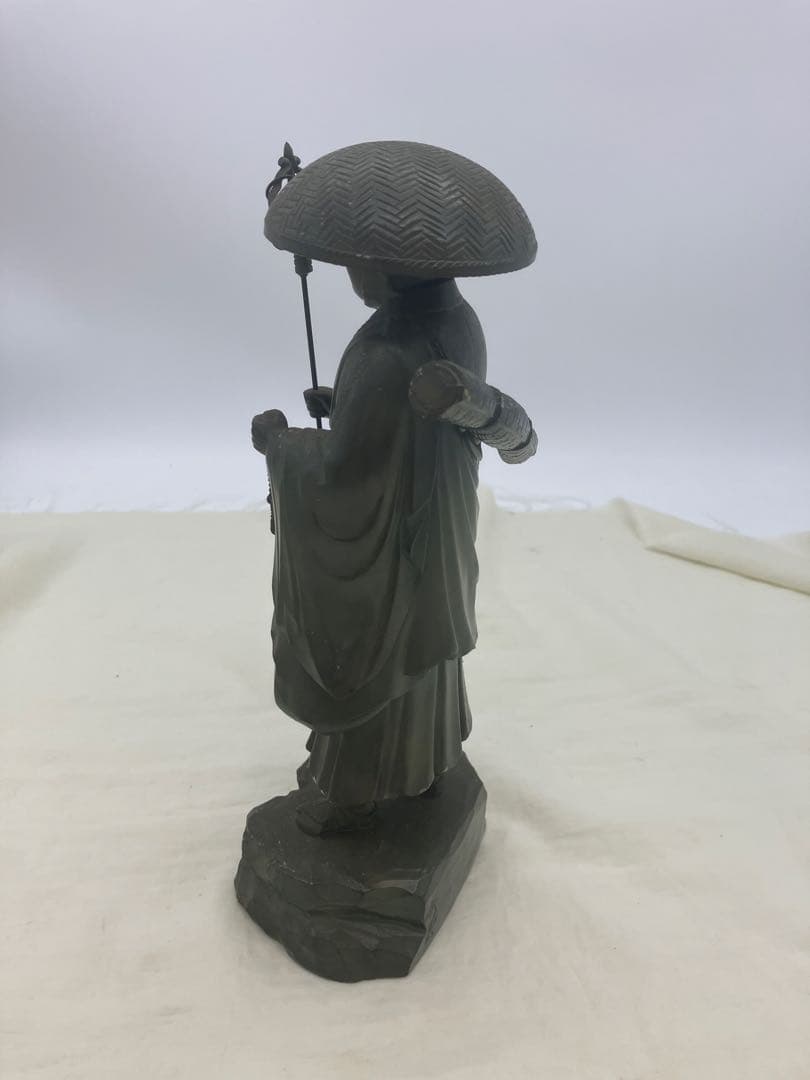 弘法大師 立像 空海 お大師様　修行像 真言宗 高野山　仏教美術 秀雲作