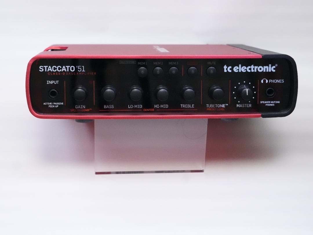 Staccato’51（TC Electronic）｜ベース用アンプヘッド