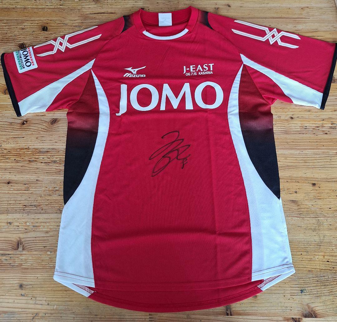 【希少新品】JOMOオールスターオーセンティックユニフォーム（小笠原満男サイン）