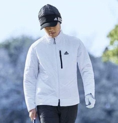新品XL アディダス ゴルフ 保温 中綿 キルティング ジャケットHG8291