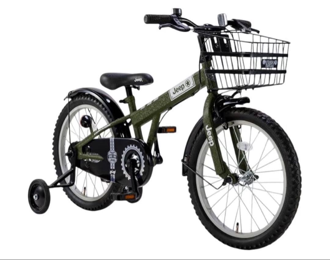 【美品】Jeep 子供用オリーブ色 2025年　　　　　　　現行モデル 18in