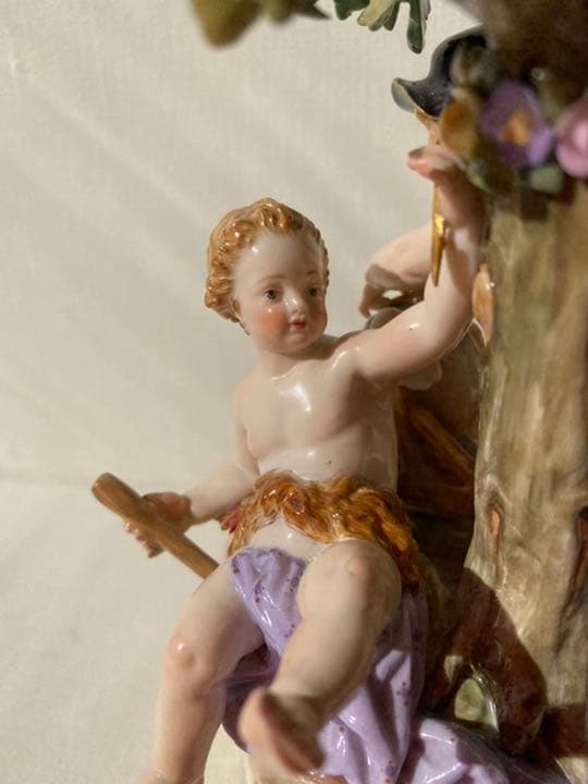 超貴重マイセンMeissen フィギュリン　矢を研ぐ天使たち