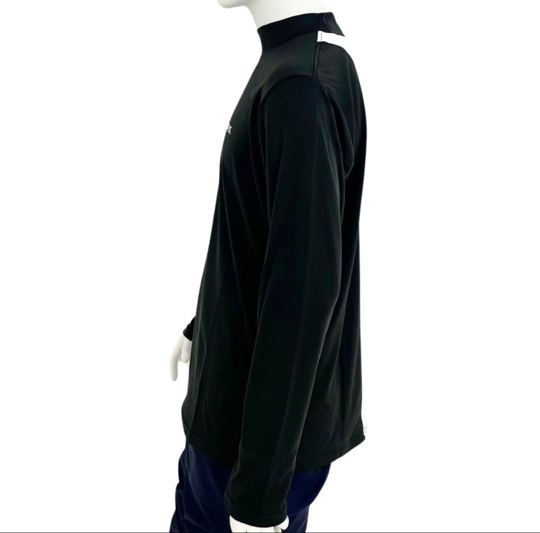 エリートグリップ　ROUGH WATERS 長袖モックネック　ブラック　LL