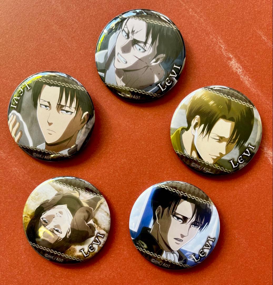 【進撃の巨人】缶バッジコレクションPart3〈リヴァイ〉