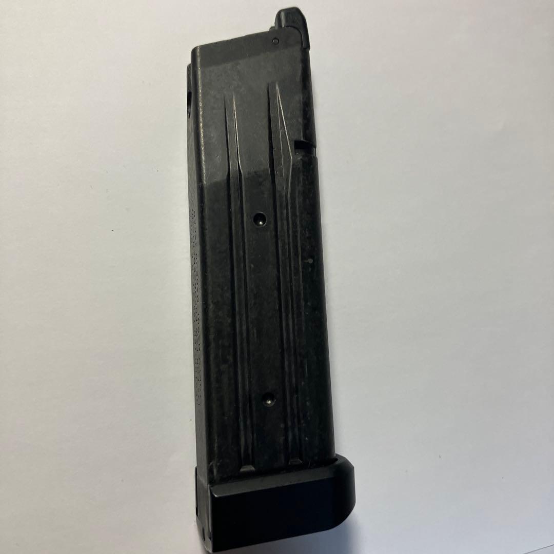 ガスガン シルバー/ブラック マガジン付き/ガス付き