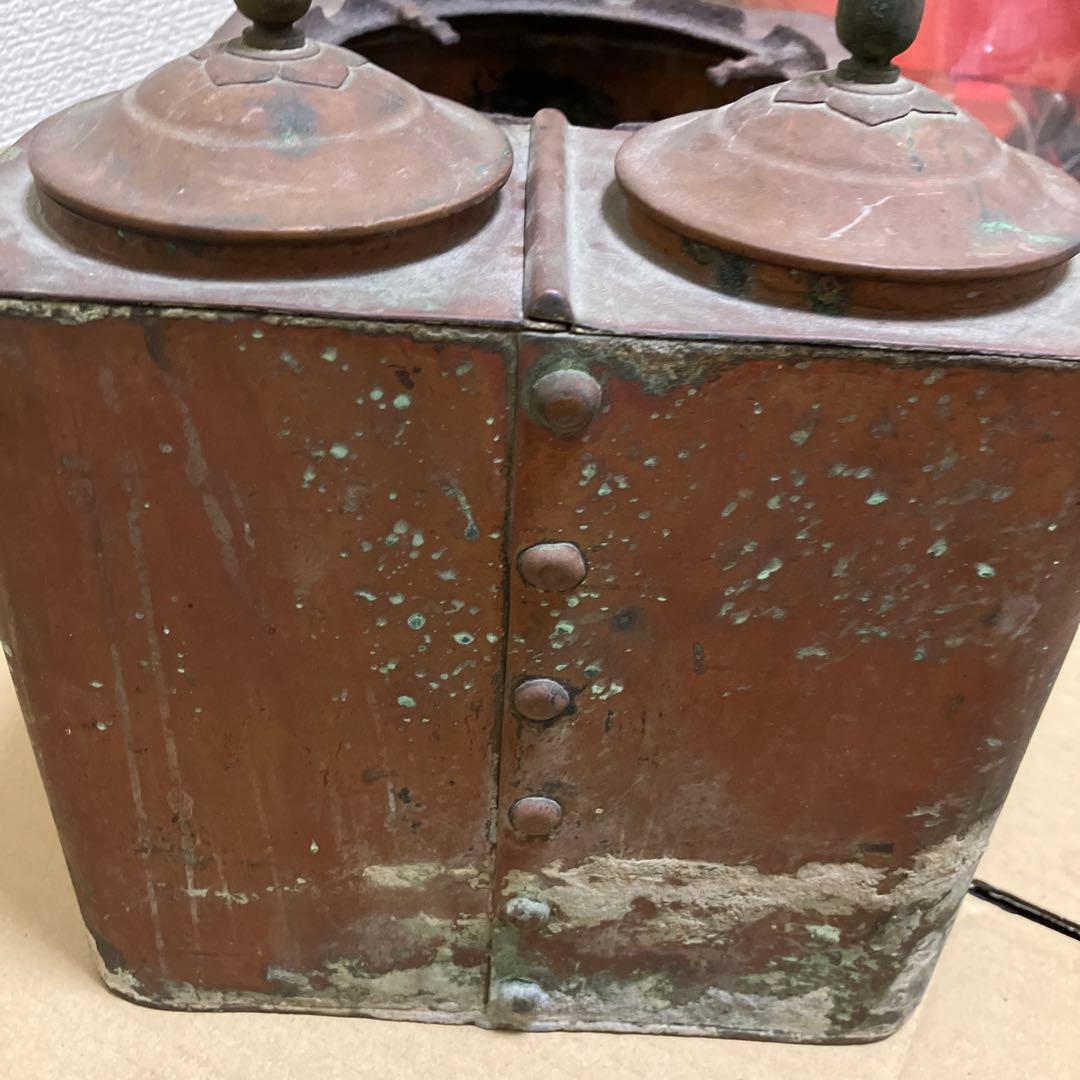 銅製火鉢型工芸品