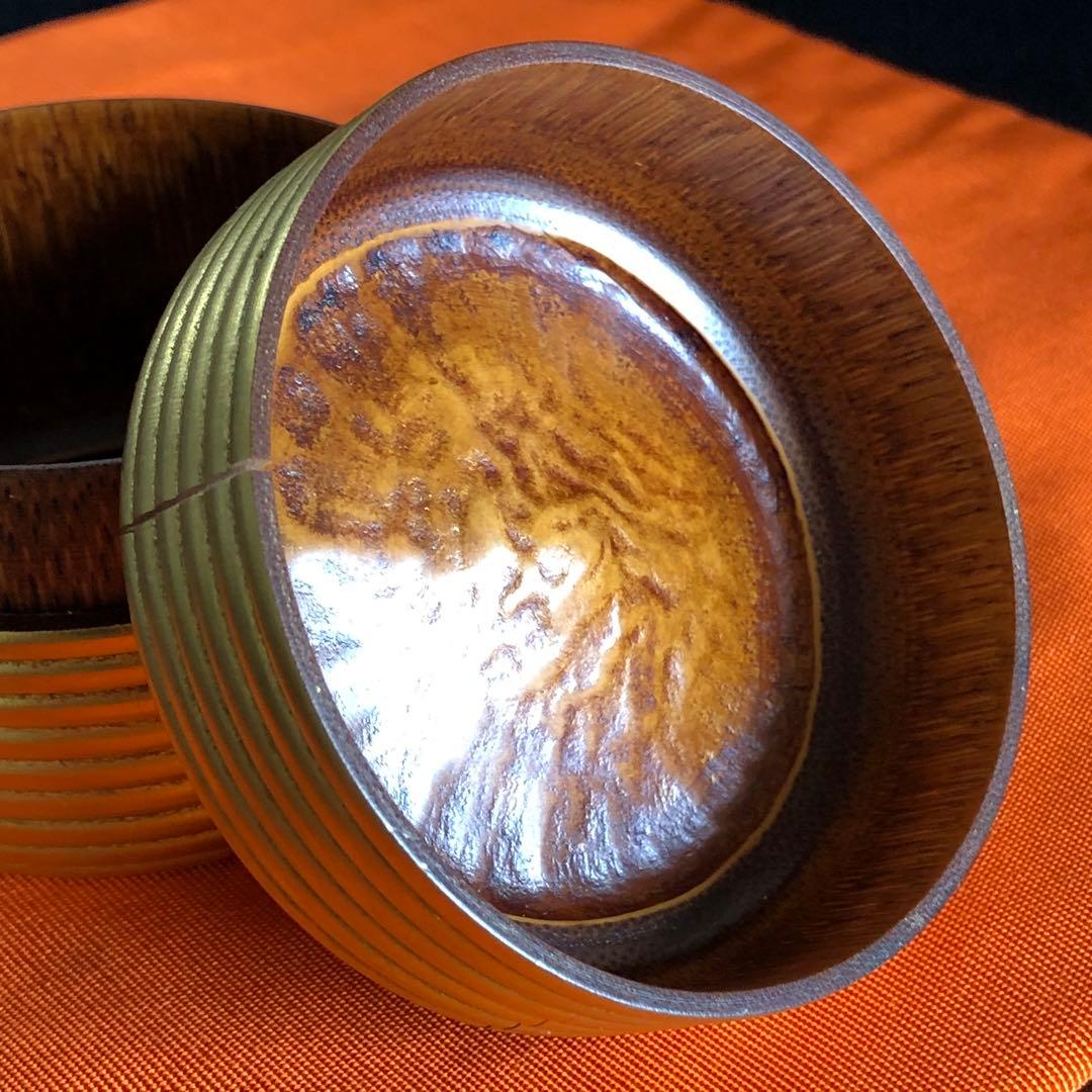 茶道具　茶入れ　棗　小崎清人作　外金　茶器　共箱付き　銘有