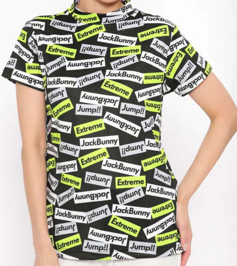 パーリーゲイツ　ジャックバニー　ゴルフウエア　半袖　レディース　黒　サイズS