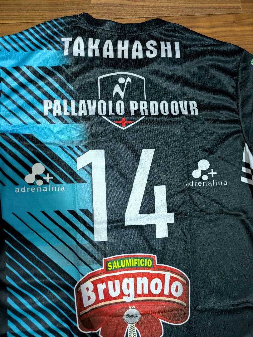 ★イタリア セリエA パドヴァ ユニフォーム　ゲームシャツ　髙橋藍　シャツ