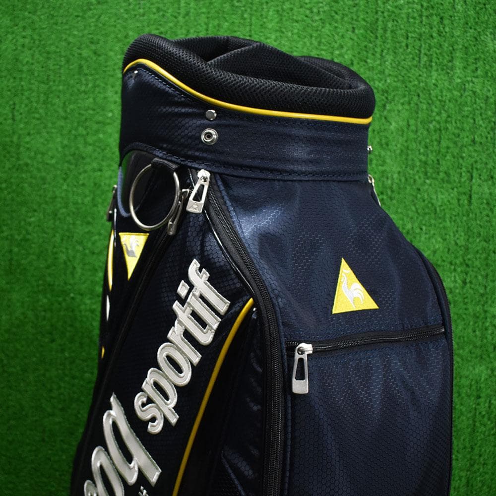 ルコックスポルティフ ゴルフ キャディバッグ ９型【ネイビー】美品！