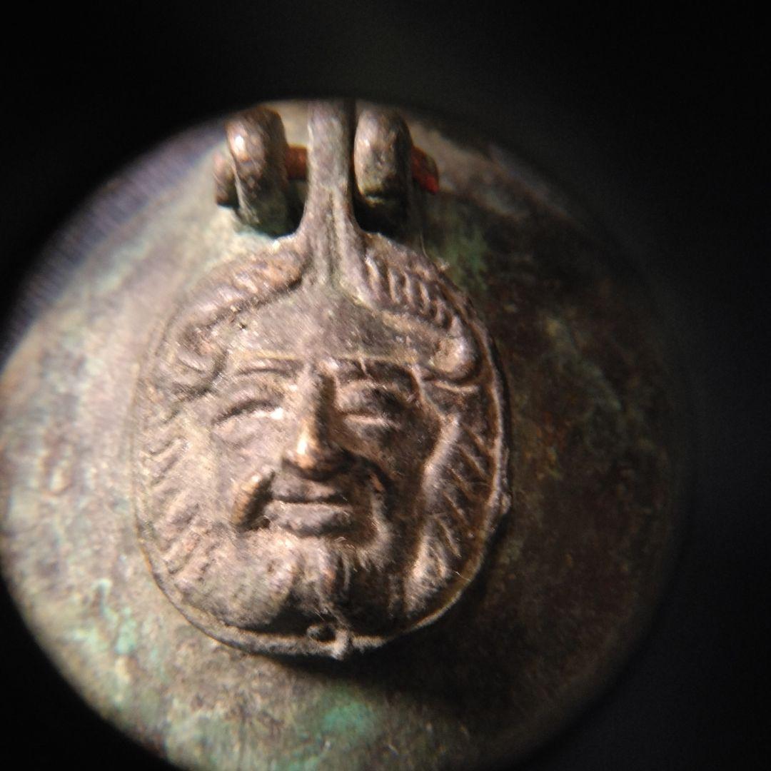 青銅製アンティーク雑貨　外国製灯火器　ランプ