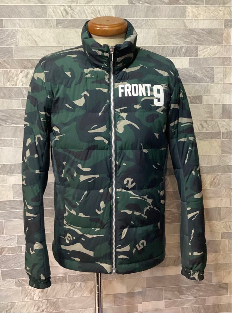 美品　MUNSINGWEAR｜マンシングウェア　ダウンジャケット　軽量　迷彩　M