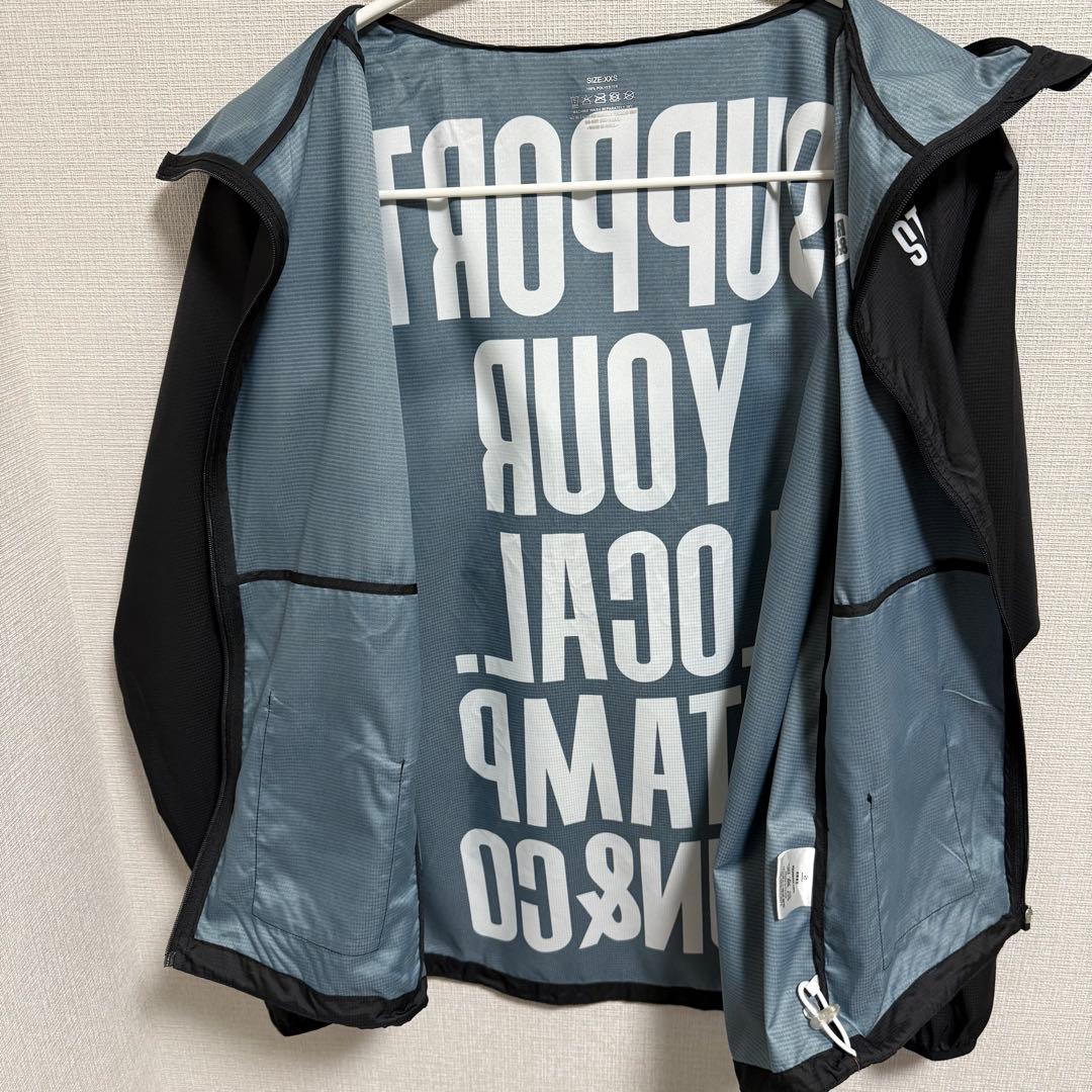 STAMP RUN&CO フード付きウィンドブレーカー 美品