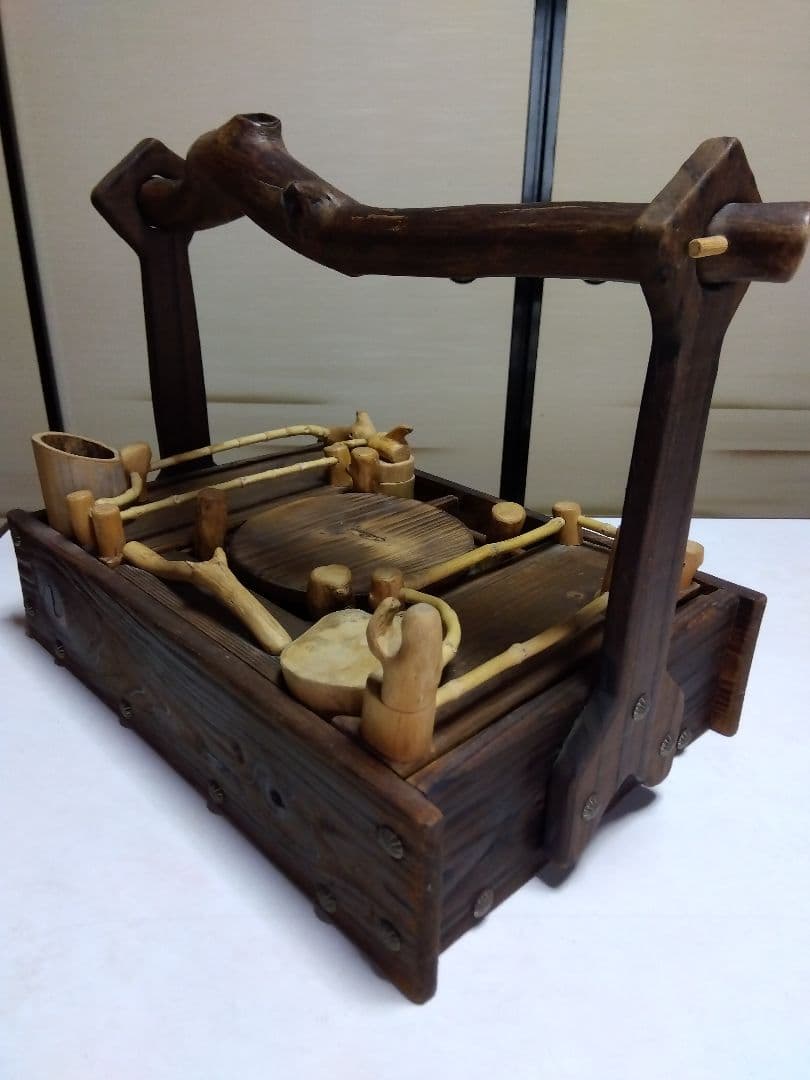 木製 手作り　煙草盆　芝居　小道具