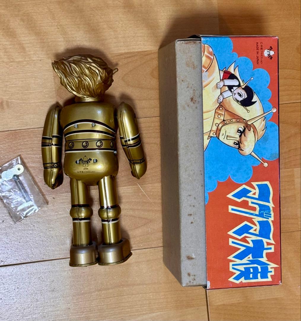 【箱付】ビリケン商会 マグマ大使 ブリキ ゼンマイ人形 鍵付 手塚プロ