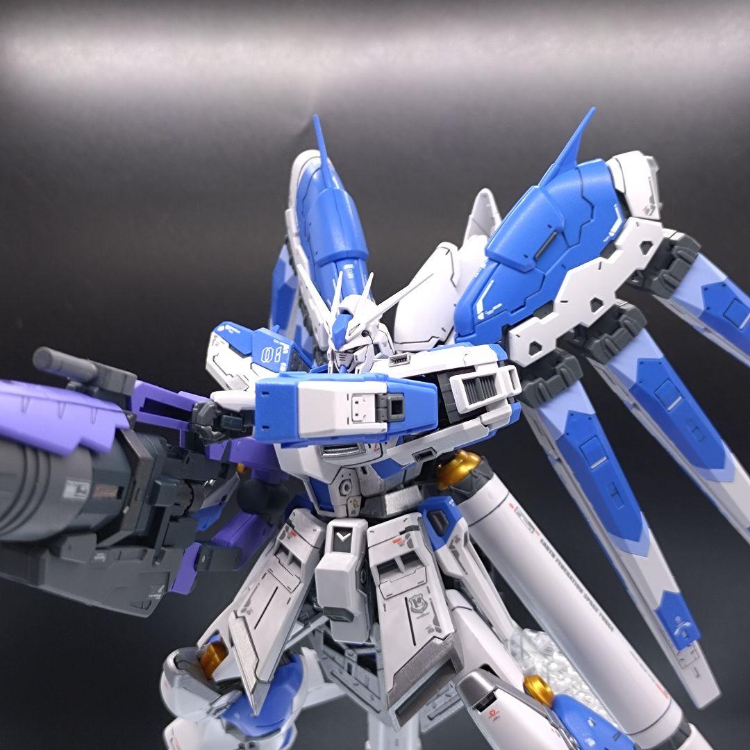 RG hi-νガンダム ハイニューガンダム ハイメガ 【全塗装完成品】