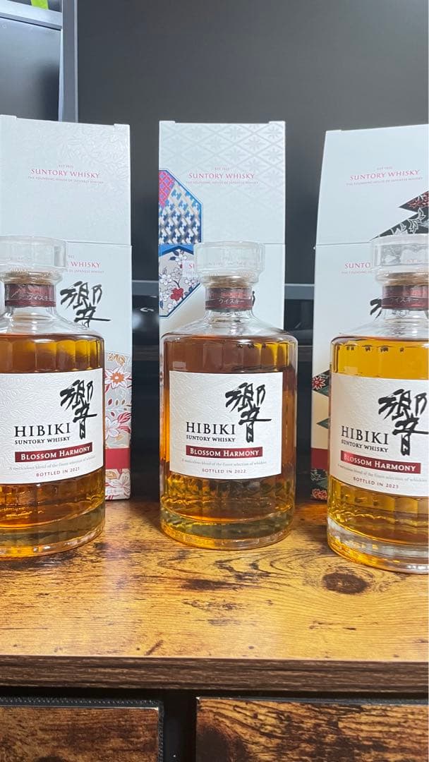 響　ブロッサムハーモニー　2021 2022 2023 飲み比べ