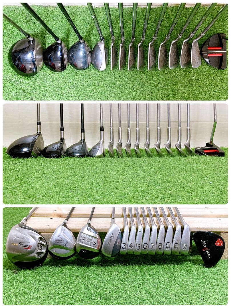 M16.テーラーメイド　初心者オススメ　ゴルフクラブ　メンズセット　右利き14本