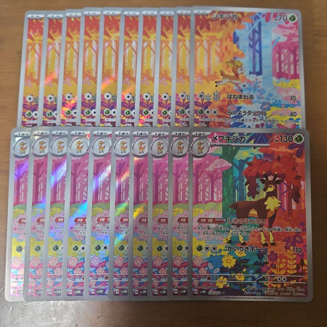 シキジカ　メブキジカ　AR　各10枚