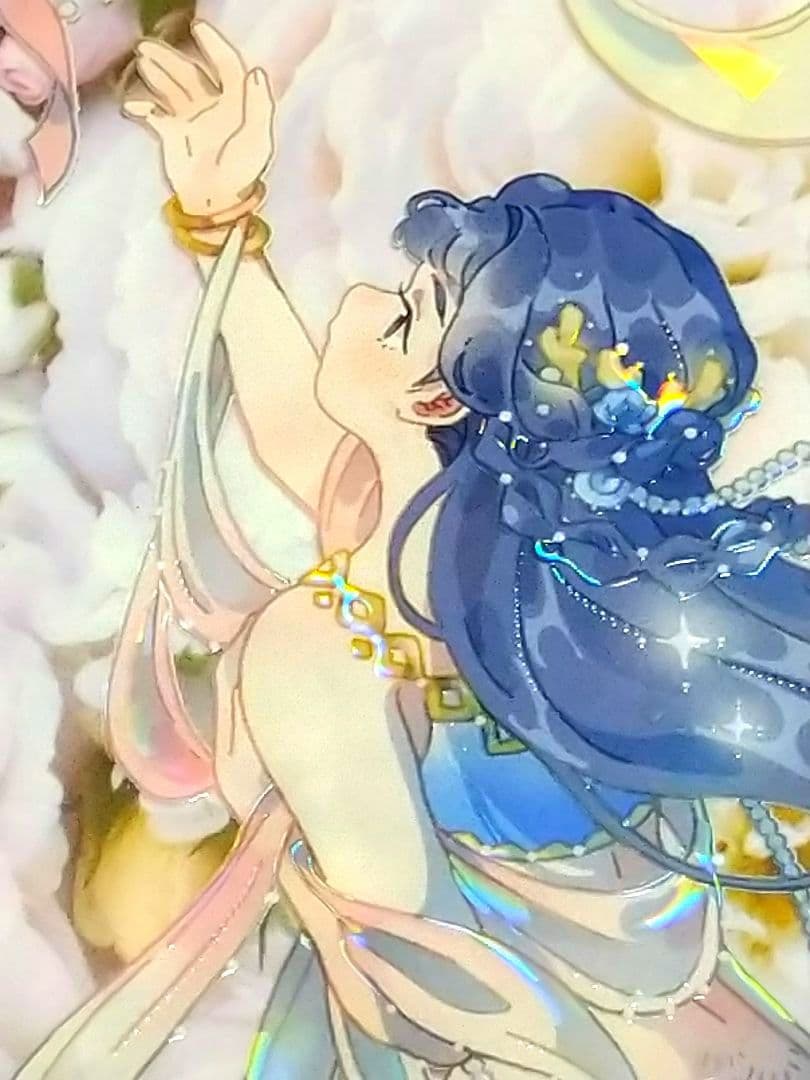 J485＃云与海之歌(贝壳光)Komos空物馆切り売り海外人物マステ女の子男の子