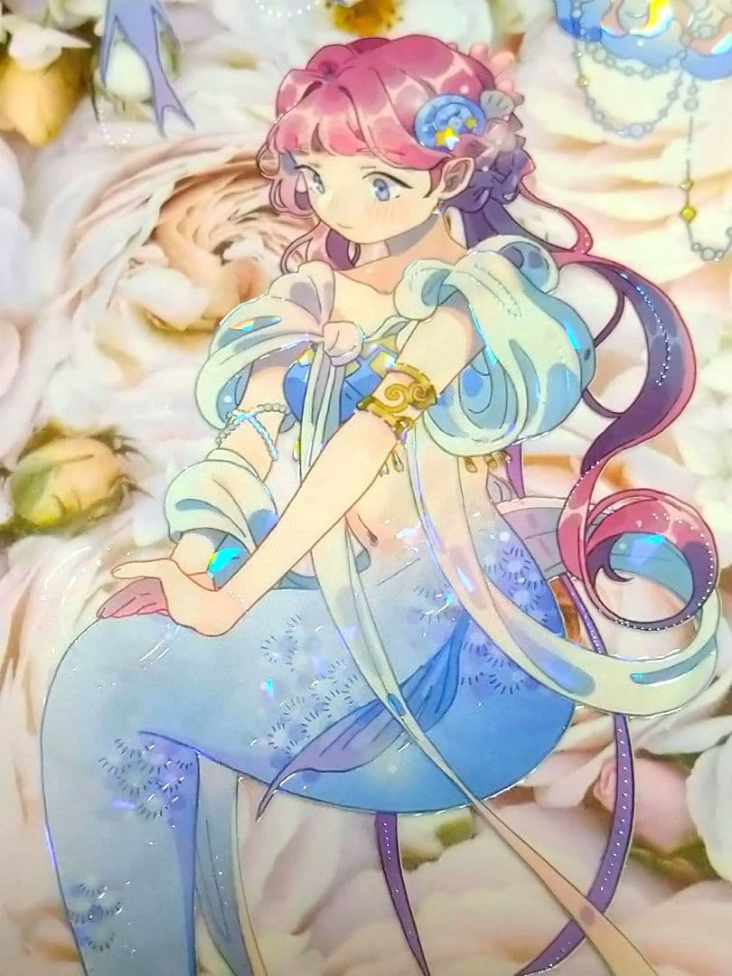 J485＃云与海之歌(贝壳光)Komos空物馆切り売り海外人物マステ女の子男の子