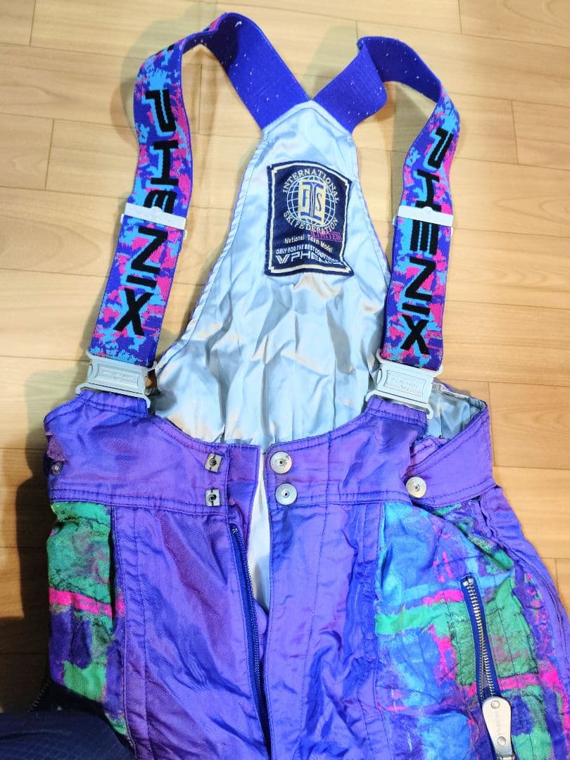 PHENIX スキーウェア ジャケット・パンツセット　紫 (中古品)