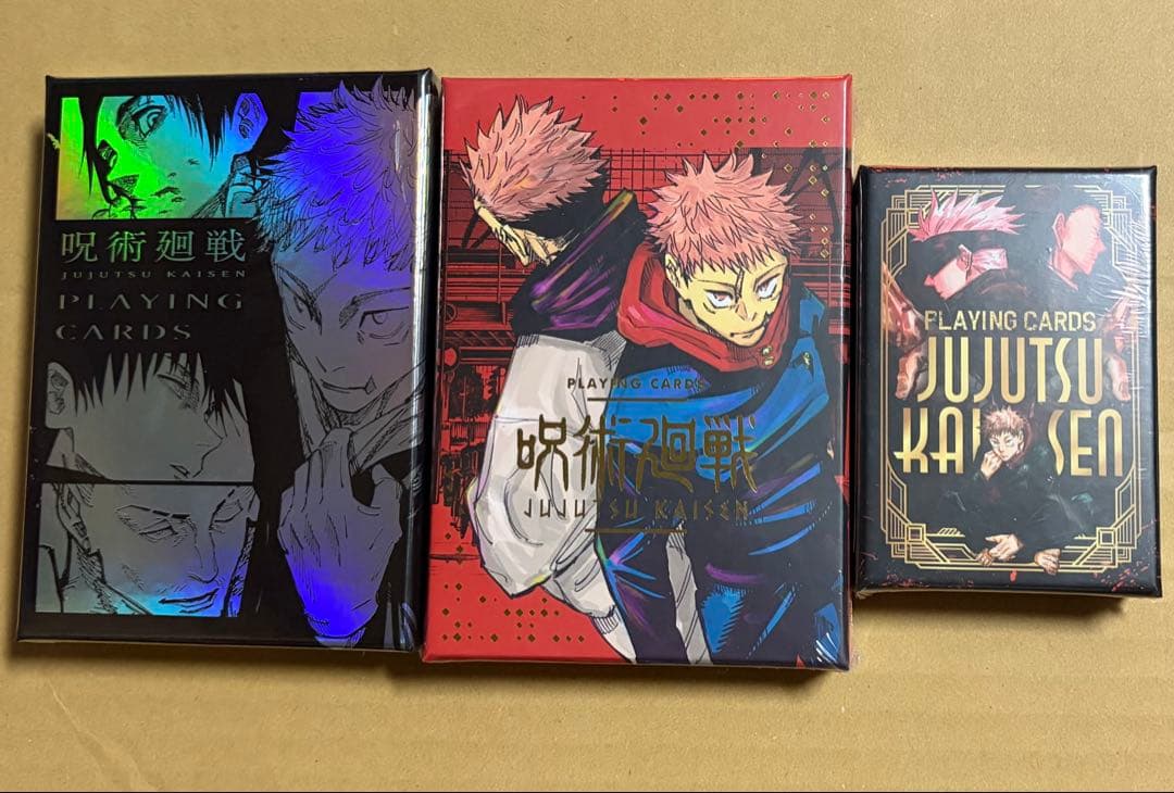 呪術廻戦 箔押しトランプ ギラギラトラプ PLAYING CARDS セット