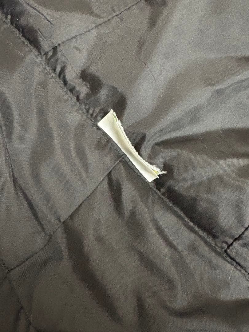 芦屋学園ATHLETA ベンチコート 黒/緑 フード付き