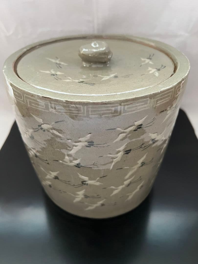 出雲焼 水指 11代 長岡空権 茶道具