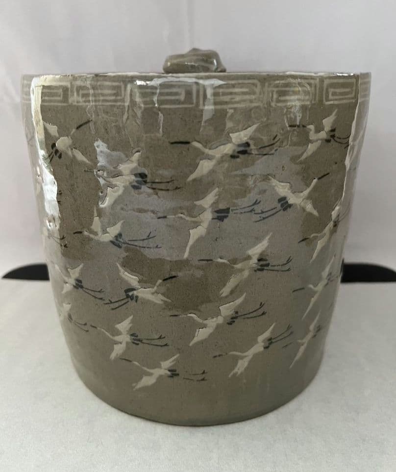 出雲焼 水指 11代 長岡空権 茶道具