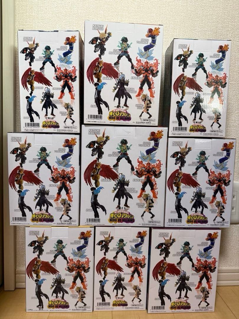 僕のヒーローアカデミア フィギュア HERO VS VILLAINS コンプ