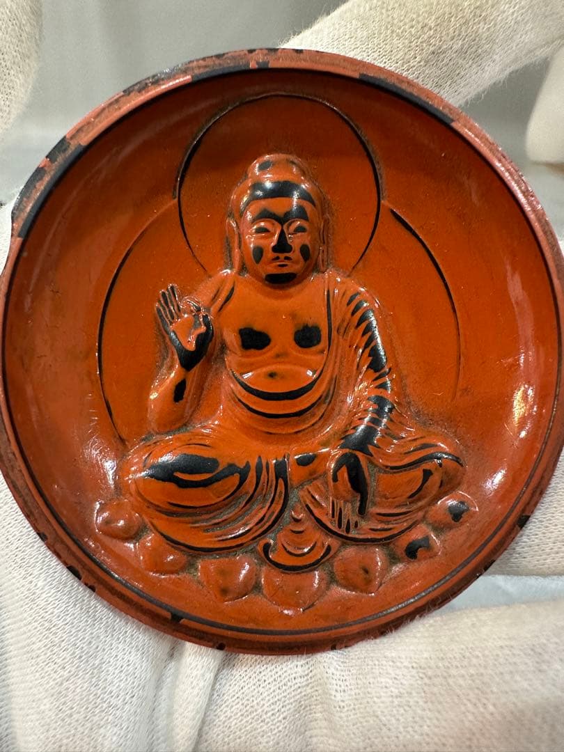 仏教美術 根来 時代 懐仏 希少 幅7cm