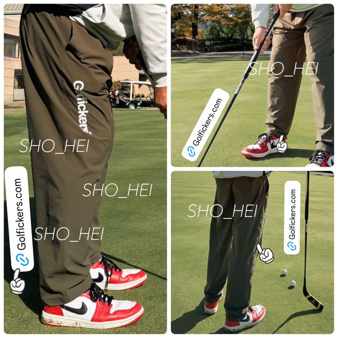 【新品】Golfickers Nylon Pants -Olive-