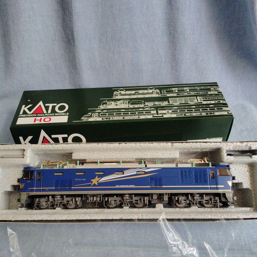 ト*ん様 KATO EF510 500 北斗星色 サウンド付 HO