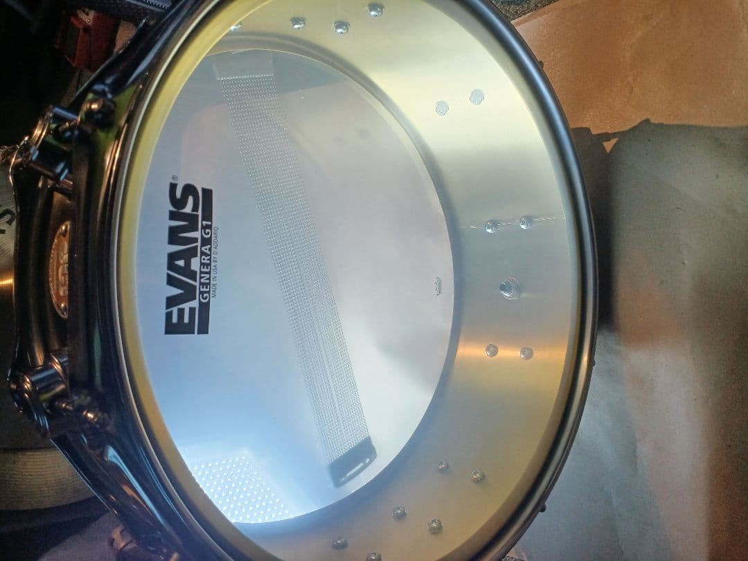 DW　ブロンズスネア　14×5.5 ソフトケース付き