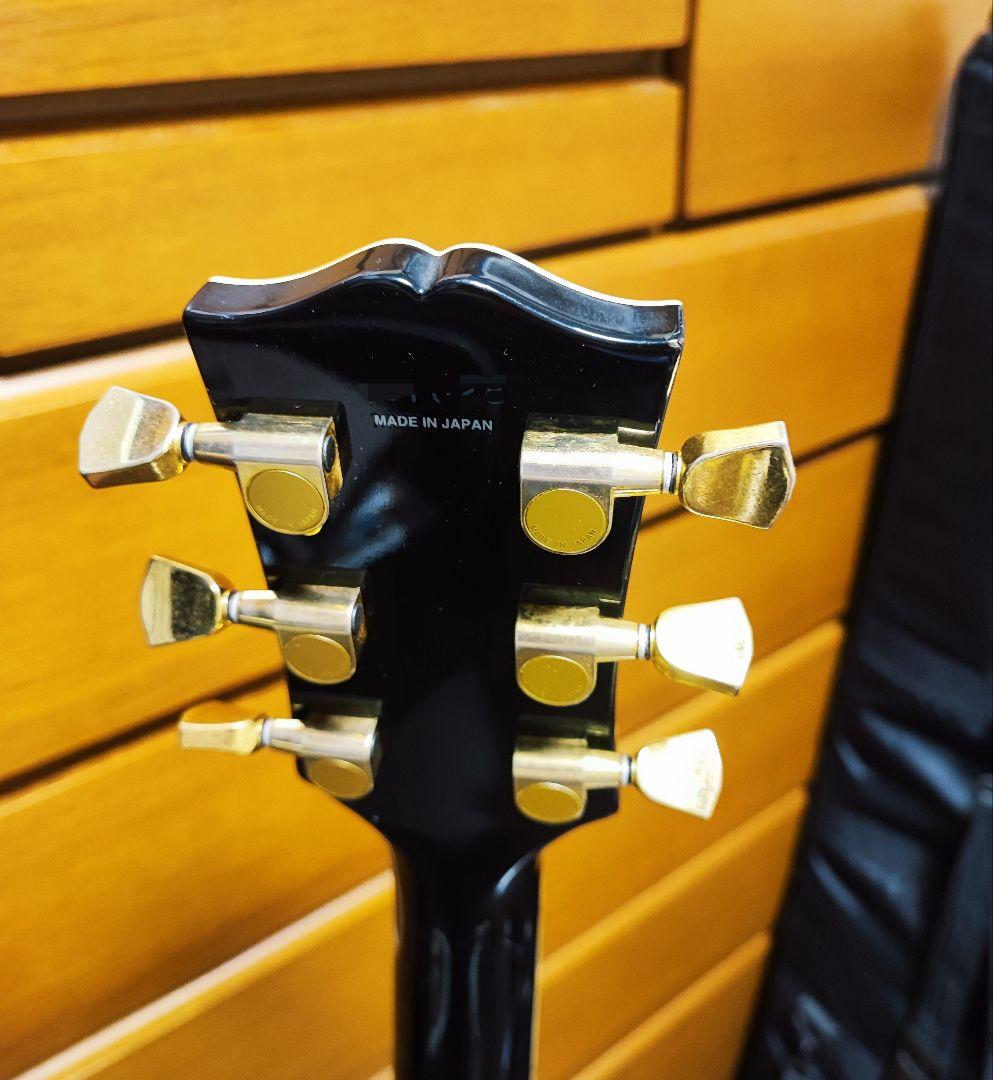 エピフォン　レスポールカスタム　ブラック　日本製　ギブソンヘッド