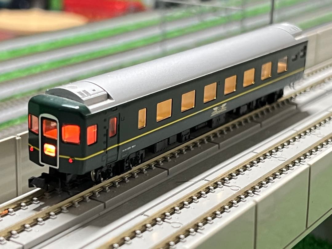 【TOMIX】24系トワイライトエクスプレス　ジャンクフルセット（一部室内灯付）