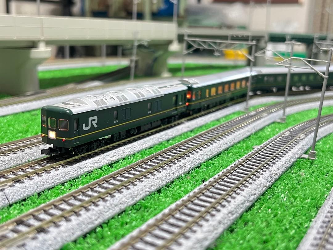 【TOMIX】24系トワイライトエクスプレス　ジャンクフルセット（一部室内灯付）