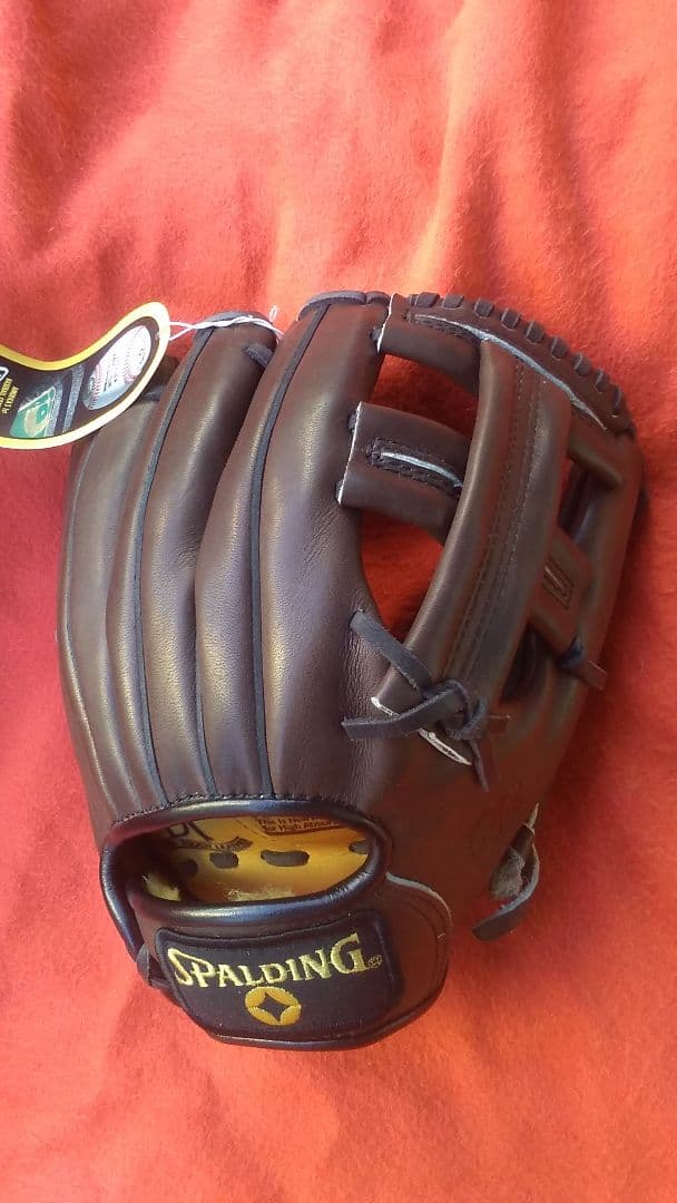 SPALDING 硬式グローブ  SPGー３０－５０　ブラウン　少年　右利き用