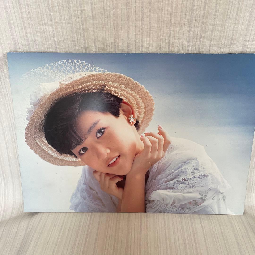 昭和 レトロ 岡田有希子 木製パネル アイドル