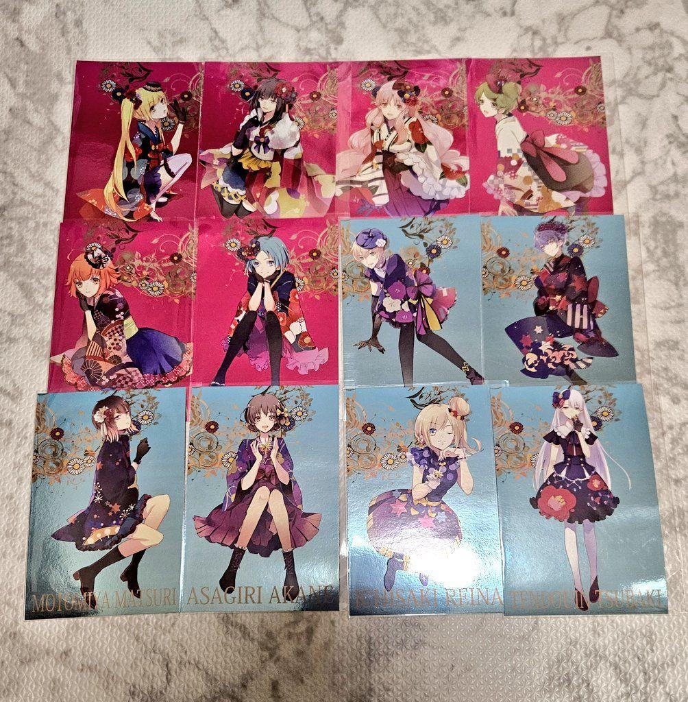 ツキウタ。女神 春ファン メタルポストカードセット