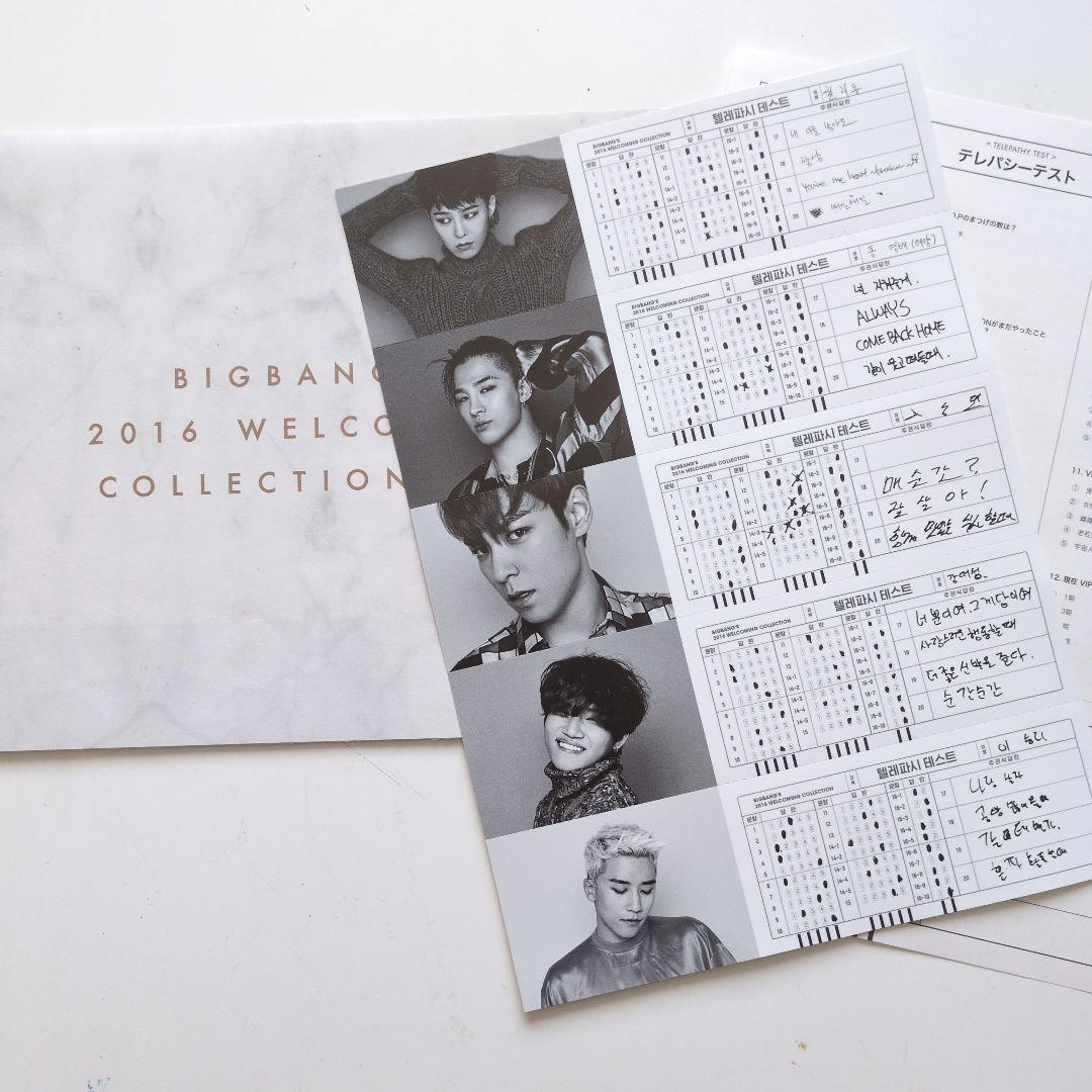 アイドル BIGBANG 2016 welcoming collection DVD