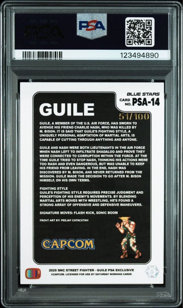 PSA マガジン　ストリートファイター　ガイル　100枚限定　美品 psa10