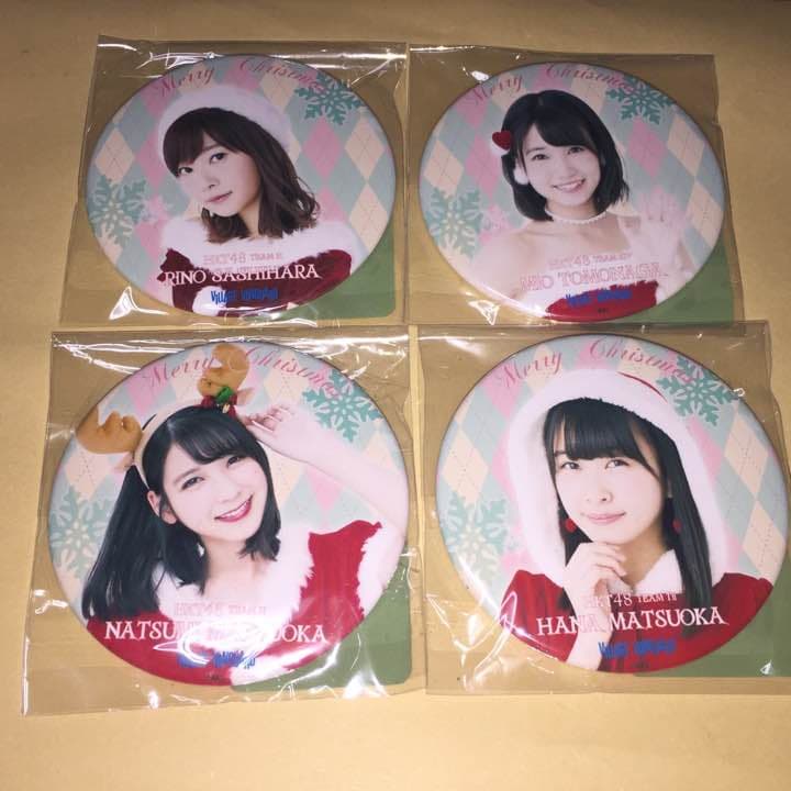 HKT48 ヴィレッジヴァンガード 店舗 限定 クリスマス 缶バッジ