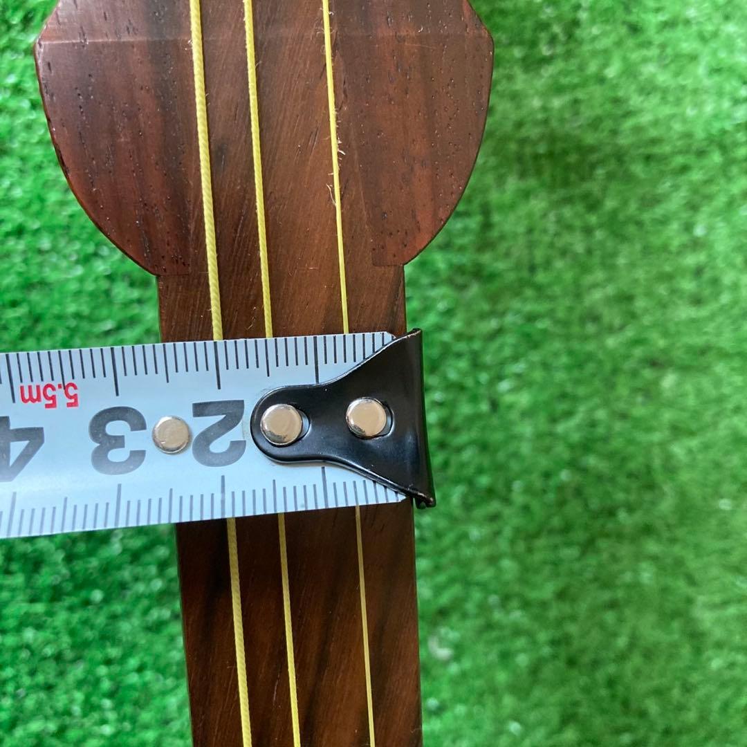 三味線　ハードケース付き　中棹　五厘大　丸打胴　付属品多数