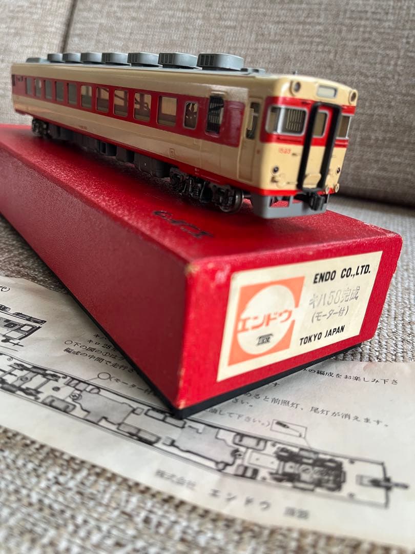 鉄道模型　HOゲージ 16番　キハ58系5両　金属製品