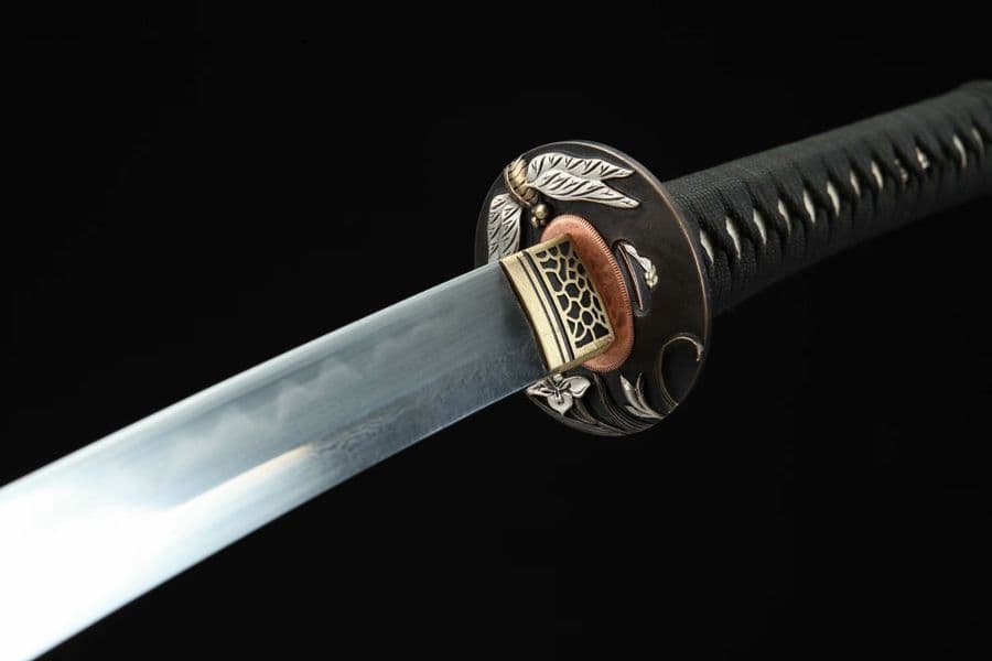 武具　刀装具　日本刀　模造刀   居合刀 三色銅 トンボ 黒檀