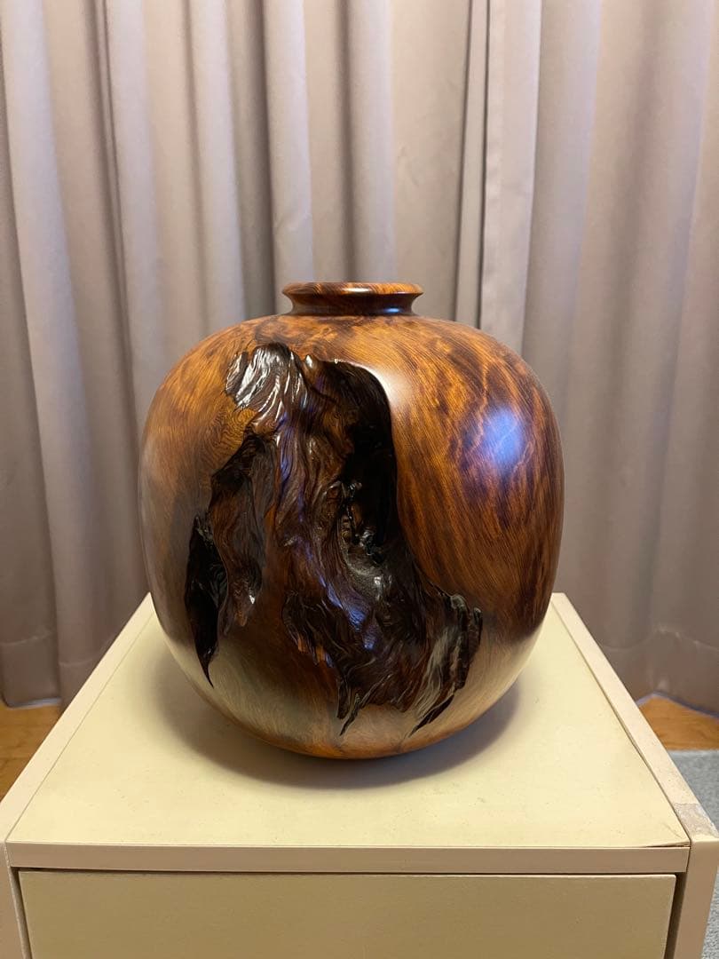 屋久杉　壺　鹿島重人作